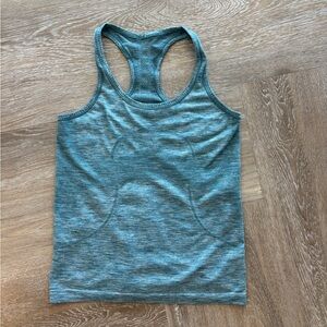 Lululemon Turquoise Swiftly Tech Racerback Tank Top Size 8